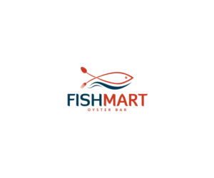 Logo Design by DesDesign for Fishmart Oyster Bar | Design: #10107722