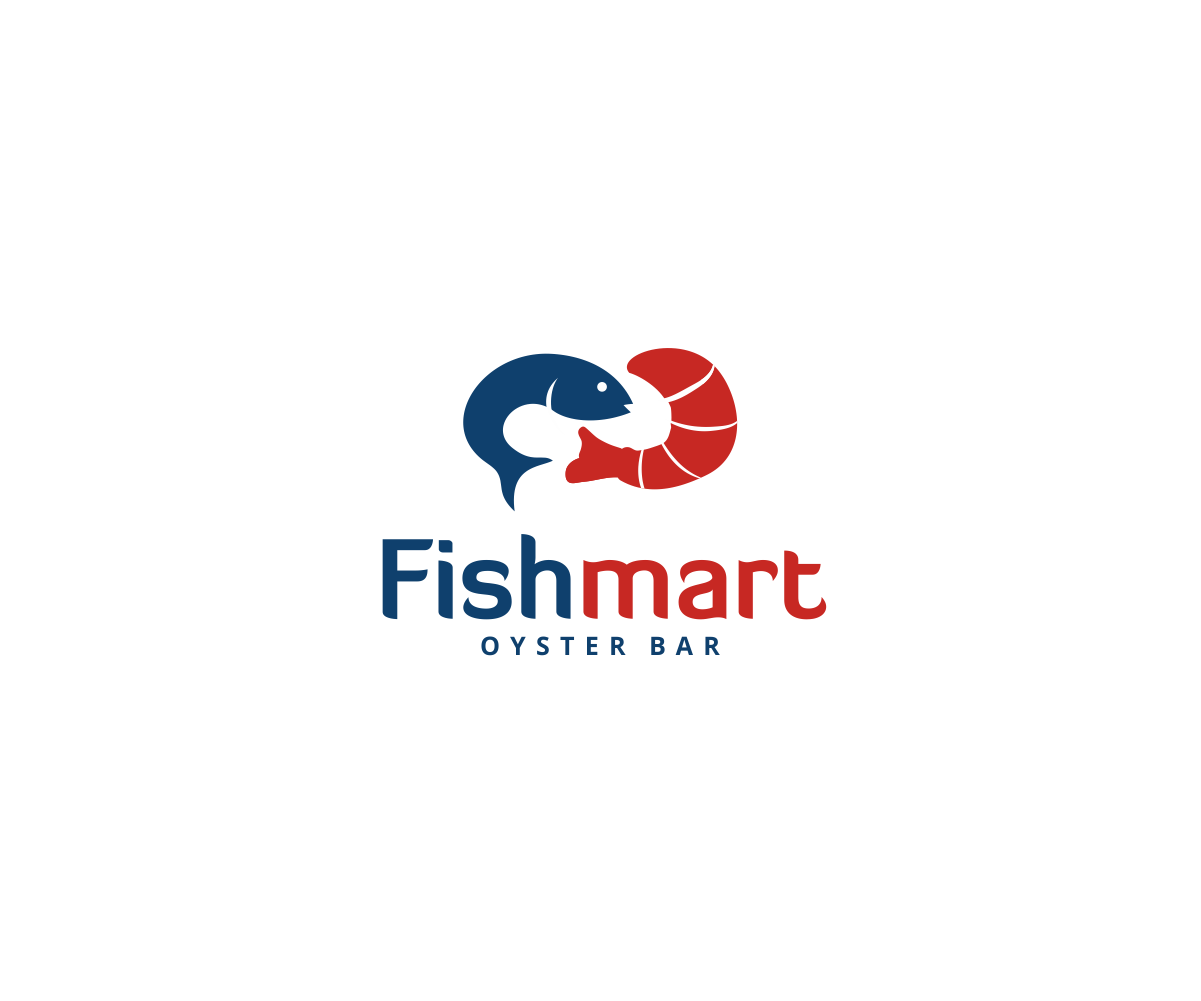 Logo Design by DesDesign for Fishmart Oyster Bar | Design #10108514
