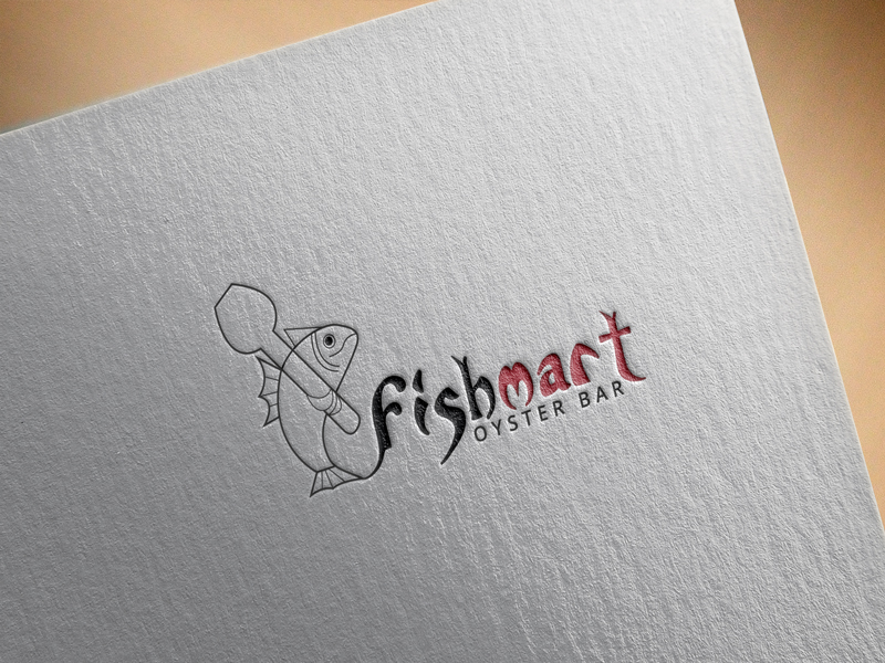 Logo Design by Rana Karim for Fishmart Oyster Bar | Design #10118581