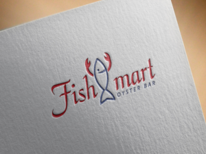 Logo Design by Rana Karim for Fishmart Oyster Bar | Design: #10118587
