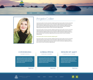 Wordpress Design by wolf for Inner Clarity Counseling | Design: #9928901