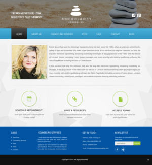 Diseño Wordpress por pb para Inner Clarity Counseling | Diseño: #9855784