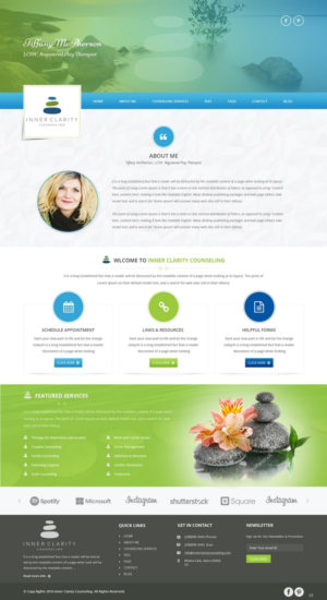 Diseño Wordpress por pb para Inner Clarity Counseling | Diseño: #9856088