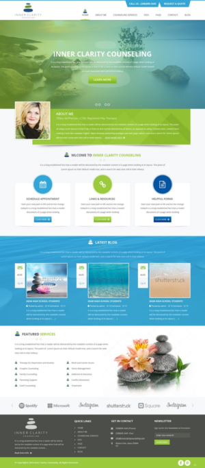 Diseño Wordpress por pb para Inner Clarity Counseling | Diseño: #9856089