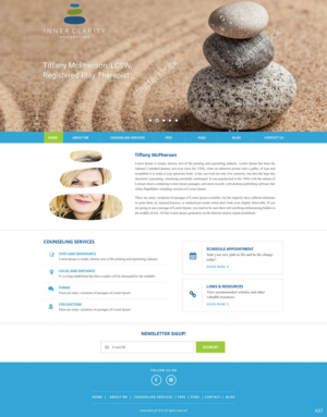 Diseño Wordpress por pb para Inner Clarity Counseling | Diseño: #9856091