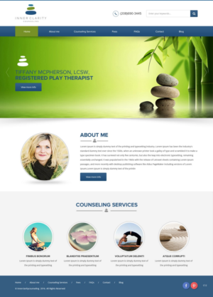 Diseño Wordpress por pb para Inner Clarity Counseling | Diseño: #9861308