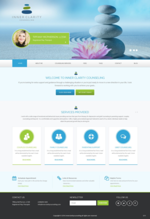 Diseño Wordpress por pb para Inner Clarity Counseling | Diseño: #9868255