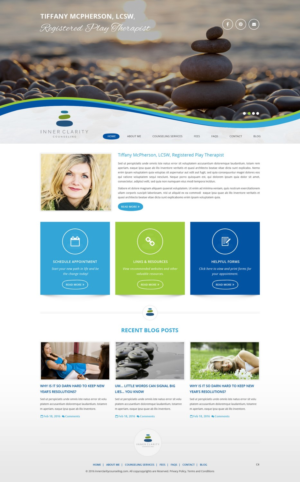 Wordpress Design by pb for Inner Clarity Counseling | Design: #9894323