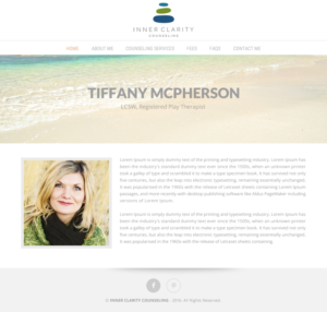 Diseño Wordpress por rightway para Inner Clarity Counseling | Diseño: #9859090