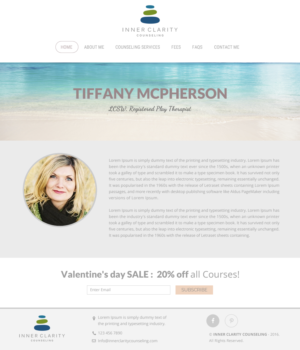 Diseño Wordpress por rightway para Inner Clarity Counseling | Diseño: #9859162