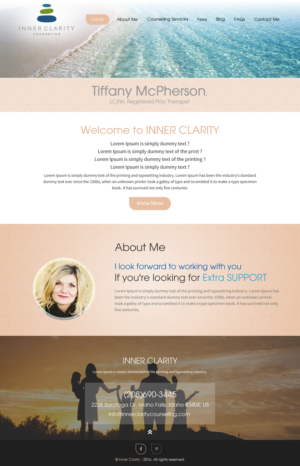 Diseño Wordpress por rightway para Inner Clarity Counseling | Diseño: #9859175