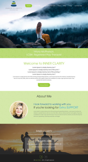 Diseño Wordpress por rightway para Inner Clarity Counseling | Diseño: #9859215