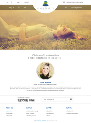 Diseño Wordpress por rightway para Inner Clarity Counseling | Diseño: #9859247