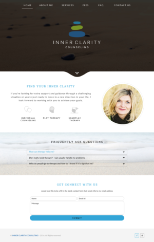 Diseño Wordpress por rightway para Inner Clarity Counseling | Diseño: #9859289
