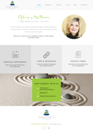 Diseño Wordpress por rightway para Inner Clarity Counseling | Diseño: #9859307
