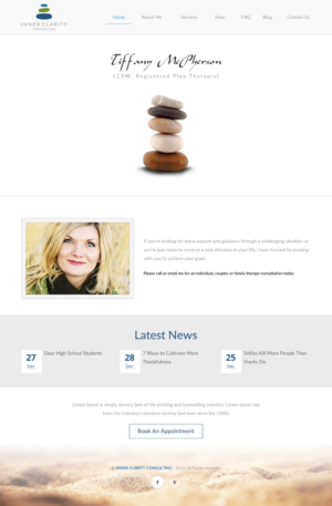 Diseño Wordpress por rightway para Inner Clarity Counseling | Diseño: #9878102
