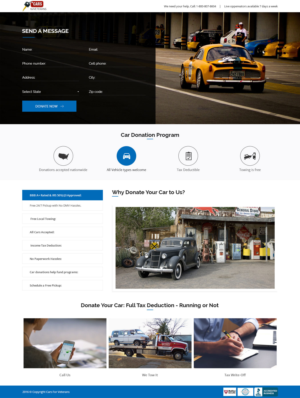 New Website Design for Cars for Veterans.org - A Site for People to Donate Cars to War / Disabled Ve | Web Design by syrwebdevelopment