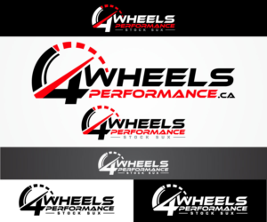 Logo Design by sangeloenriquez for 4 Wheels Performance | Design #9851252
