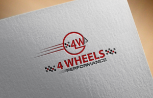 Logo Design by Dulavai for 4 Wheels Performance | Design: #9859662