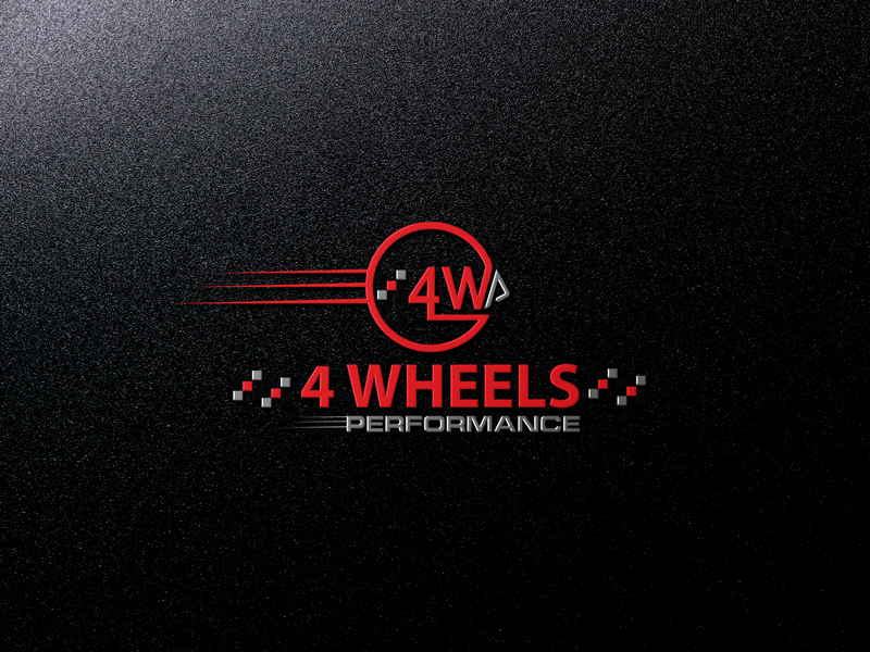Logo-Design von Dulavai für 4 Wheels Performance | Design #9859665