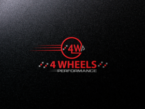 Logo Design by Dulavai for 4 Wheels Performance | Design: #9859665