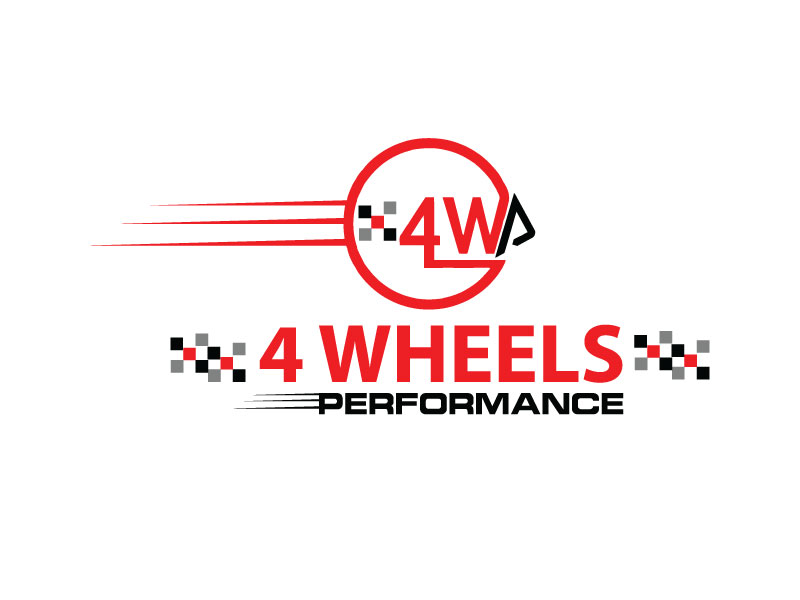 Logo-Design von Dulavai für 4 Wheels Performance | Design #9859704