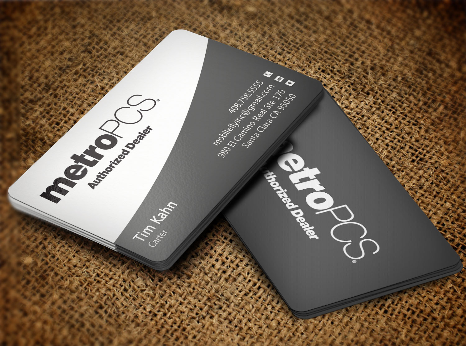 Business Card Design by Pixi Dust for mobilefly inc | Design #9867997