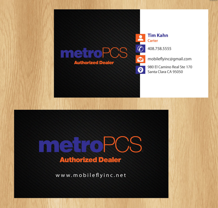 Business Card Design by Infinitive Technology for mobilefly inc | Design #9902100