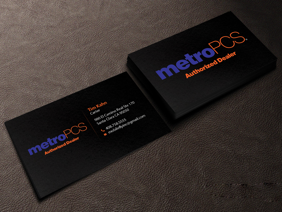 Diseño de Tarjeta de Presentación por Creations Box 2015 para mobilefly inc | Diseño #9874721