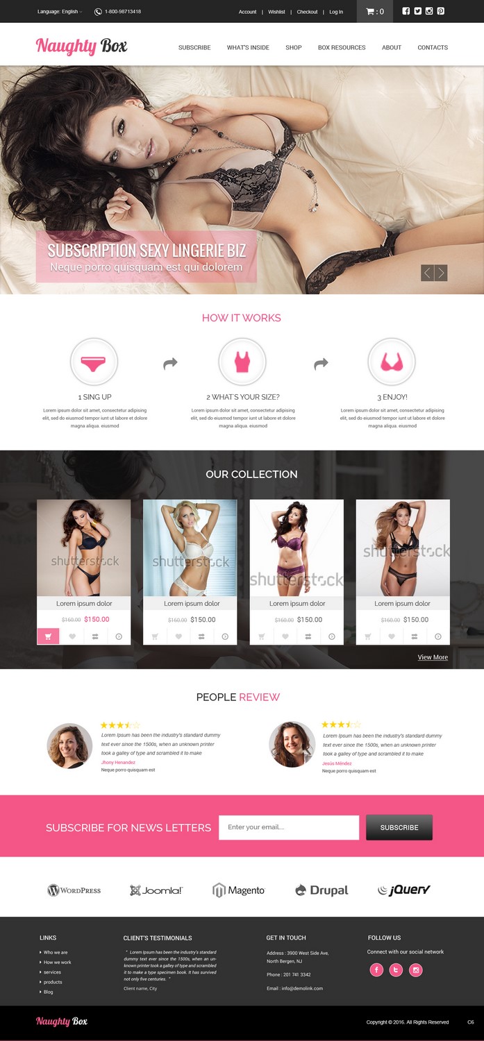 Web Design by pb for this project | Design #9874348