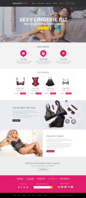 Web Design by pb for this project | Design: #9874349