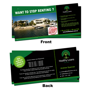 Brochure Design by NatPearlDesigns for Healthy Loans Gold Coast | Design: #2134785