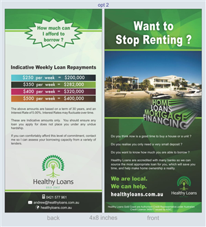 Brochure Design by Savitra for Healthy Loans Gold Coast | Design: #2163152