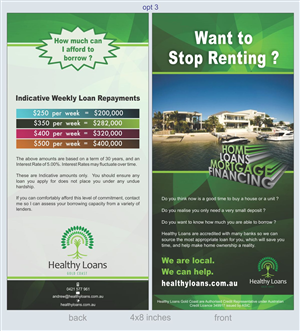Brochure Design by Savitra for Healthy Loans Gold Coast | Design: #2163153