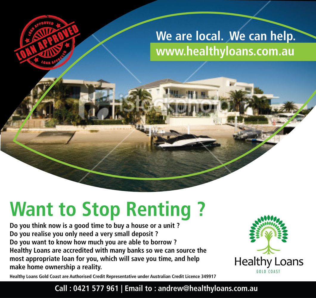 Diseño de Brochure por Rflames para Healthy Loans Gold Coast | Diseño #2144774