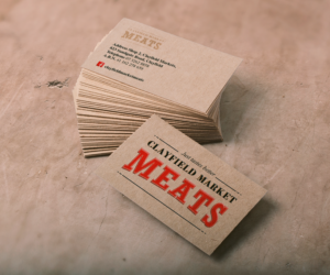 Business Card Design by Andrés Sebastián for Clayfield Market Meats | Design #9862530