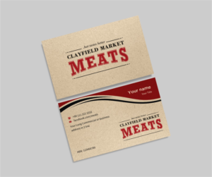 Visitenkarten-Design von INDIAN_Ashok für Clayfield Market Meats | Design: #9856303