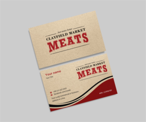 Visitenkarten-Design von INDIAN_Ashok für Clayfield Market Meats | Design: #9856305