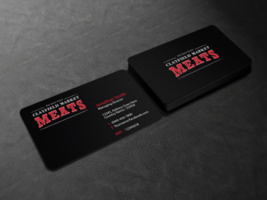 Business Card Design by Creations Box 2015 for Clayfield Market Meats | Design: #9874470
