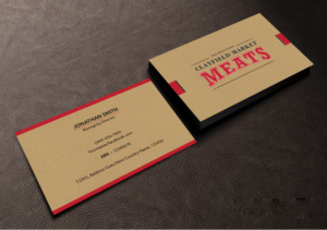 Business Card Design by Creations Box 2015 for Clayfield Market Meats | Design: #9874471