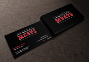 Business Card Design by Creations Box 2015 for Clayfield Market Meats | Design: #9874472