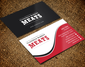 Business Card Design by Brand aid for Clayfield Market Meats | Design: #9859120