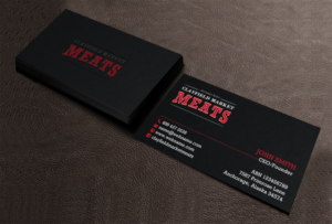 Business Card Design by chandrayaan.creative for Clayfield Market Meats | Design: #9856869
