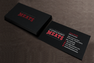Business Card Design by chandrayaan.creative for Clayfield Market Meats | Design: #9856871