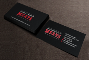 Business Card Design by chandrayaan.creative for Clayfield Market Meats | Design: #9857467