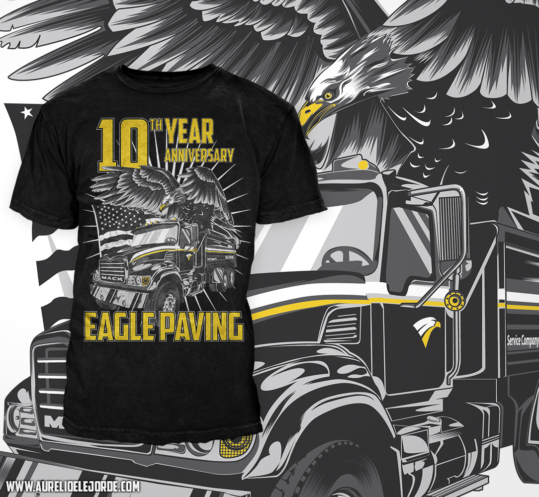 T-Shirt-Design von Aurelio III für Toro Paving | Design #9893969