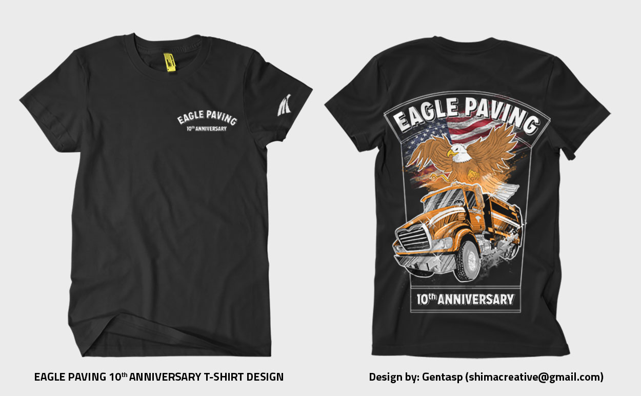 T-shirt Design by dongkrak studio for Toro Paving | Design #9855498