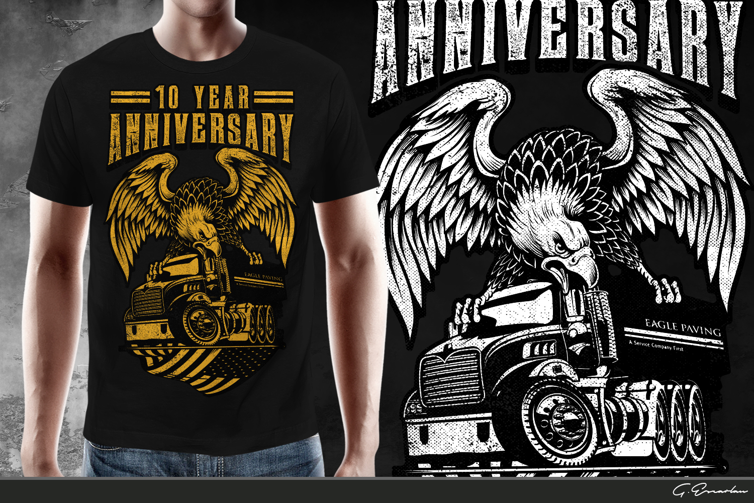 T-Shirt-Design von gekgrfx für Toro Paving | Design #9890380