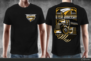 Eagle Paving 10th year anniverssary  | Diseño de Camiseta por gekgrfx