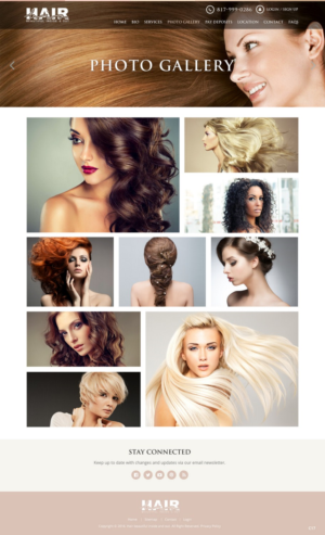 Web Design by pb for Stylist Will Ross | Design: #10214569
